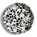 Terrazzo serving tray with handles for kitchen and dining 40 x 30 x 4cm